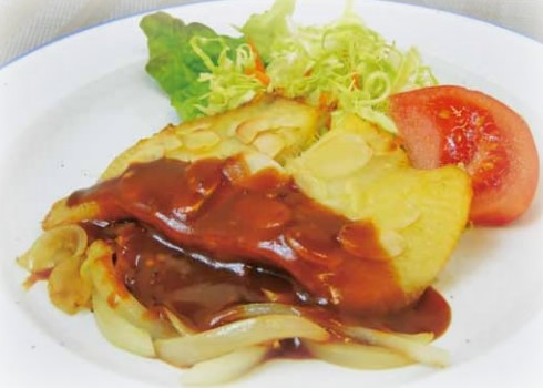舌平目のムニエルアーモンド風味